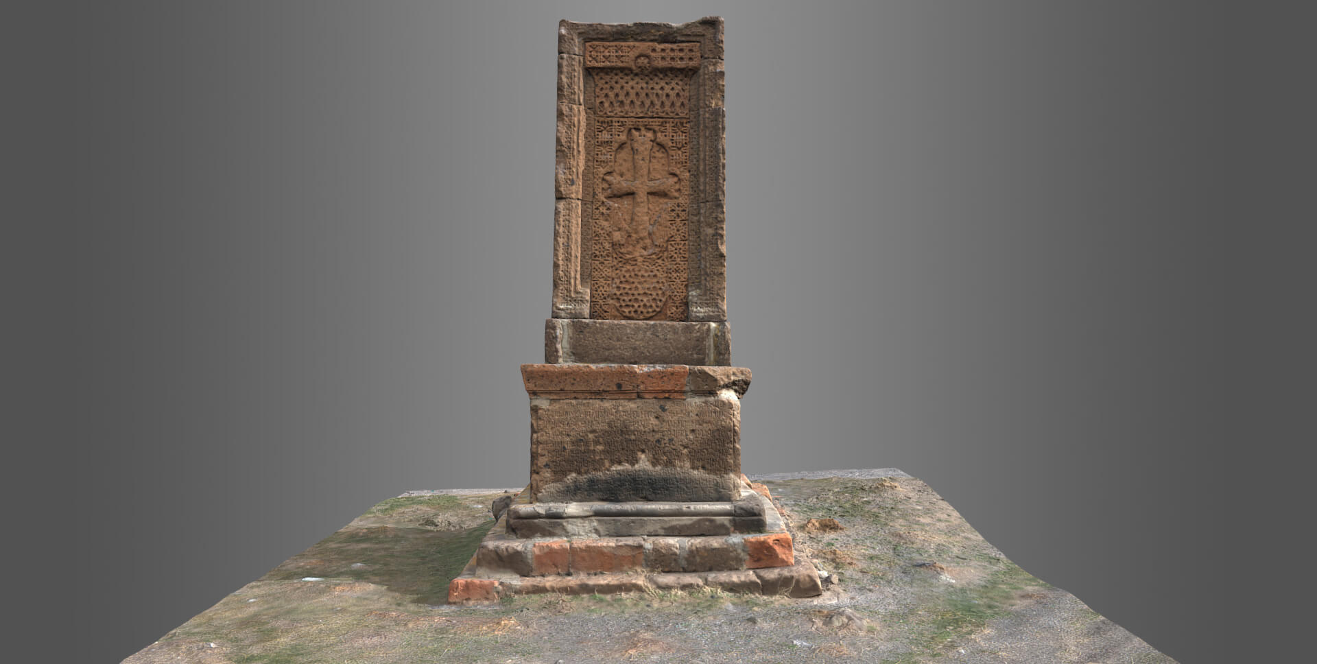 Digital scanning of Armenian khachkars
