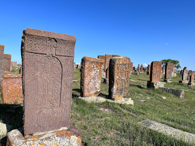 Armenian Khachkars team at a heritage site